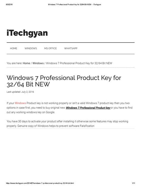Image result for Windows 7 Pro 64-Bit Key