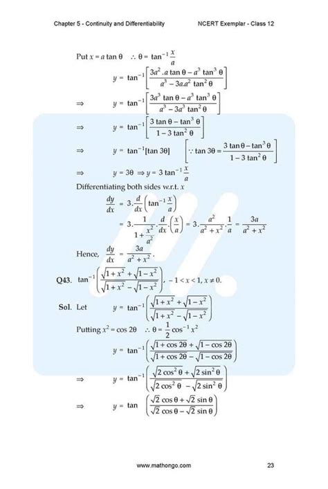 Image result for Class 12 Maths Chapter 5 One Shot