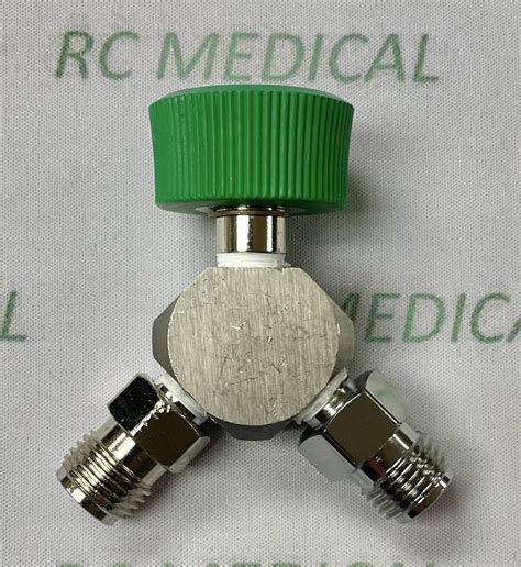 Oxygen DISS "Y" Assembly with NO Check Valves - RC Medical