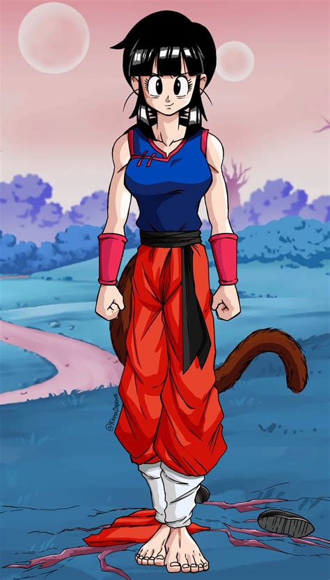 🥭KrimaRUMBLEDraws🎄 on Twitter: "Again the AU Saiyan Chi-Chi with a new ...