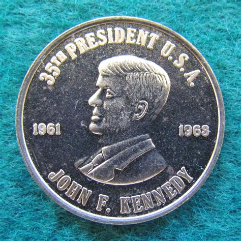 John F. Kennedy Coin 1961 1963 Peace Corps Token – Gumnut Antiques
