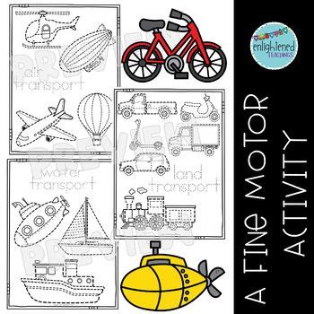 Transportation Fine Motor Activities 的图像结果