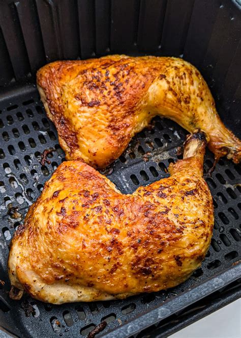 4-ingredient Chicken Leg Quarters in Air Fryer - Go Cook Yummy