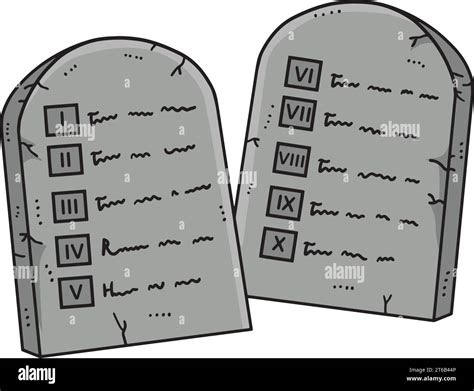 Coloring Pages Ten Commandments Tablets Drawing [2025]