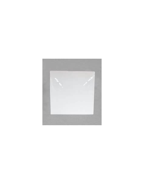 Plaque carrée 19 x 19 cm en porcelaine blanche de Limoges