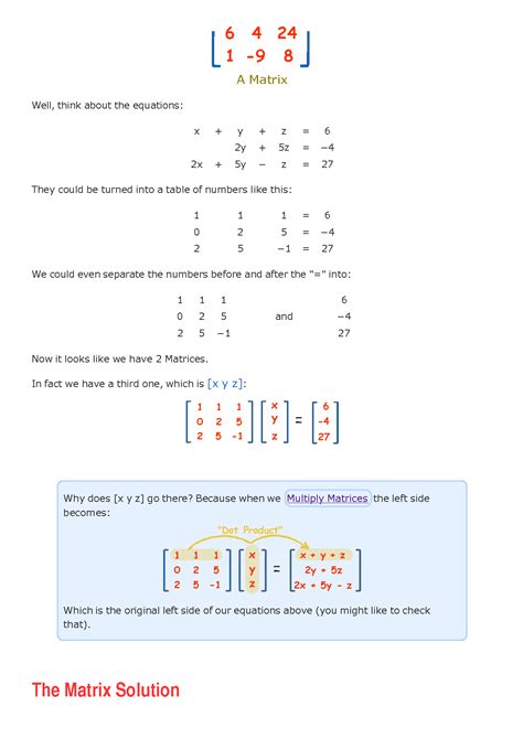 Image result for How to Solve Systems Using Matrices