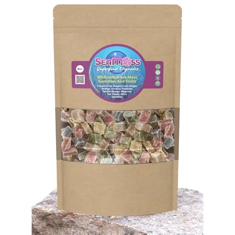 Wildcrafted Sea Moss Gummies & Fruits (8 oz) | Seamoss Super Foodorganics