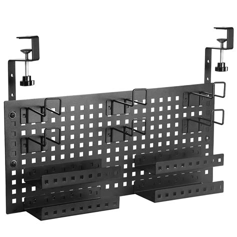 Quszmd Under Desk Cable Management Tray, Stand up Desk Cable Management ...