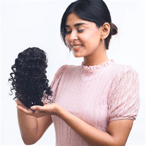 Curly Hair Top Knot | 100% Human Hair Extensions HairOriginals Natural ...