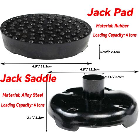 Floor Jack Saddle Pad Rubber Compound Round at William Santos blog