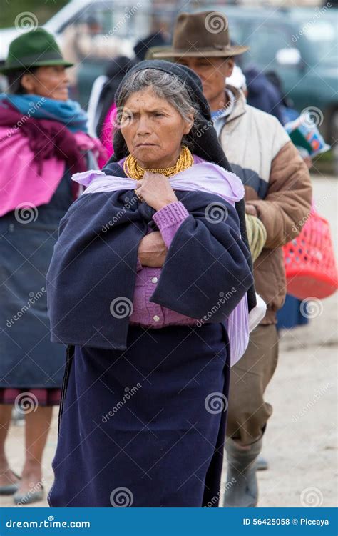 Woman from the Mestizo Ethnic Group in Otavalo, Ecuador Editorial Stock ...