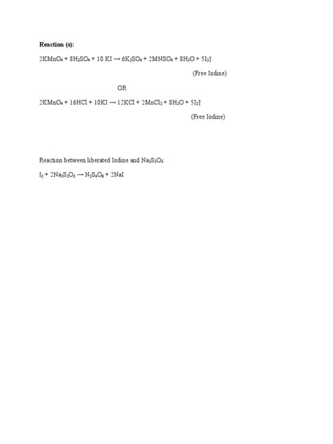 KMnO4 H2O2 Net Ionic Equation 的图像结果