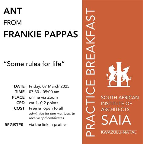 SAIA-KZN | Our Virtual Practice Breakfast allows everyone to connect ...