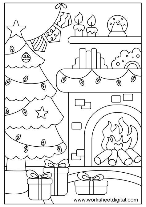 Christmas Worksheet Color Worksheets Preschool Words Coloring ...