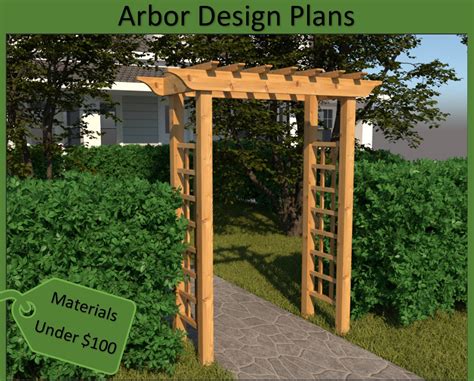 Arbor Trellis Design Plans - Etsy Australia