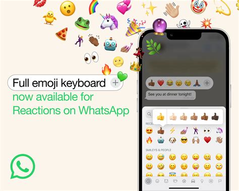 Full emoji keyboard now available for Reactions on WhatsApp - Neowin