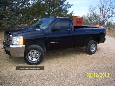 2008 Chevrolet Silverado 2500 Hd Wt Standard Cab Pickup 2 - Door 6. 0l