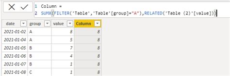 Solved: Sumx with filter over another Table - Microsoft Fabric Community
