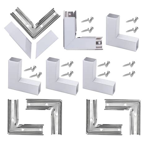 Muzata Led Channel Corner Connector kit L-Shape Adaptor X6 Pairs and ...