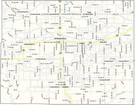 Baca County Map, Colorado - US County Maps