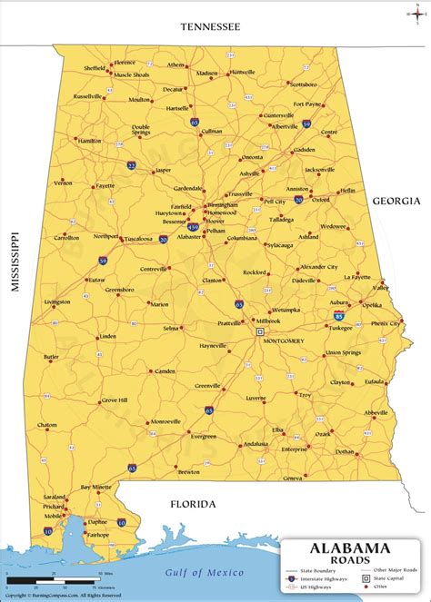 Brilliant Alabama Map at Hazel Peterson blog