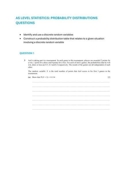 Image result for A Level Statistics Probability Distribution