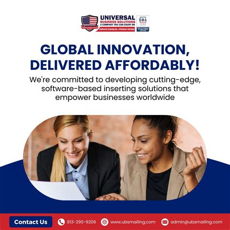 Universal Business Solutions SDVOSB on LinkedIn: # ...