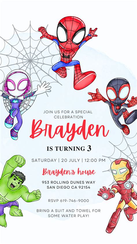 Pin by Lauren Wilson on Aydens third birthday | Spiderman birthday ...