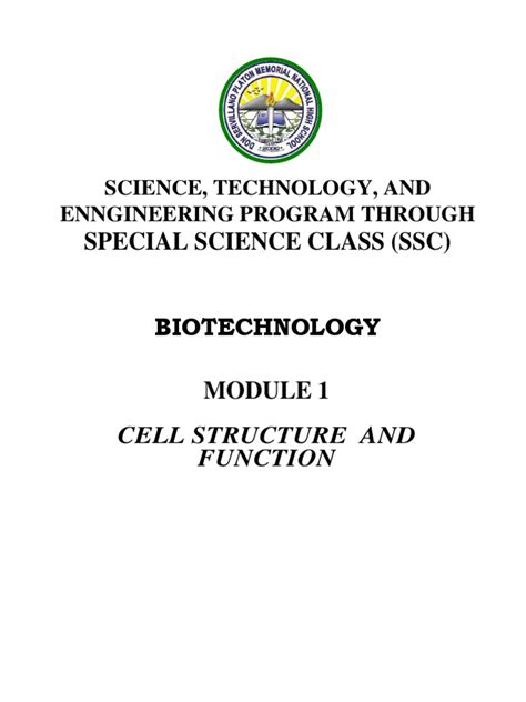 Biotechnology Module Structure 的图像结果