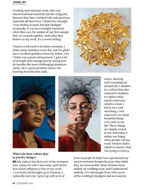 KAVYA POTLURI's Interview at DESIGN INDIA | kavyapotluri