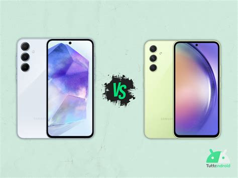Samsung Galaxy A55 5G sfida A54 5G: il confronto "sulla carta"