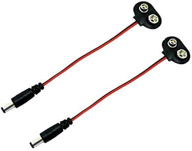 CentIoT - 9V Battery snap Power Cable to DC 9V Clip Male line Battery ...