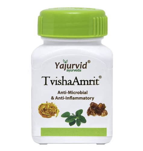 Buy Yajurvid Ayurveda Tvisha Amrit Tablets for Anti Fungal |Anti ...