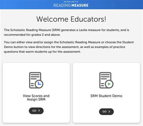Accessing the Scholastic Reading Measure – Scholastic Digital Manager