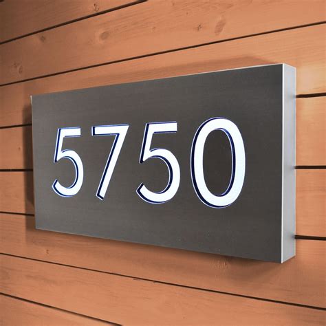 Address Plaques For House Modern at Millard Turner blog