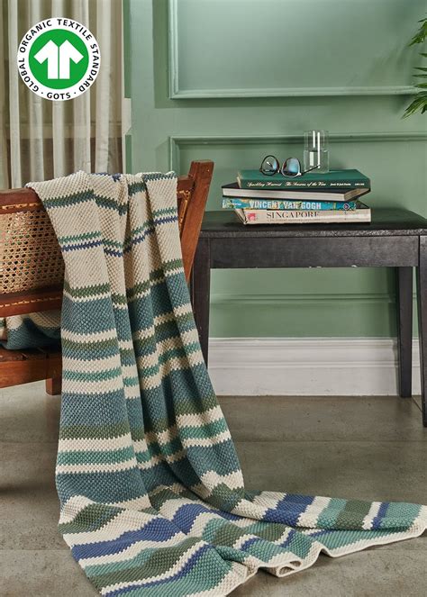 Get Cotton Solid Knitted Throw at ₹ 5500 | LBB Shop