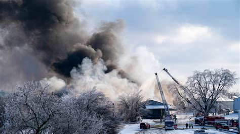 Henderson Fire Department battles large warehouse fire on First Street
