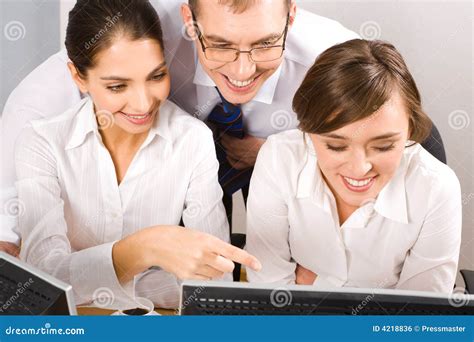 White collar workers stock photo. Image of light, businesspeople - 4218836