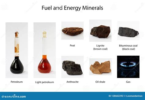 Peat Lignite Bituminous Anthracite