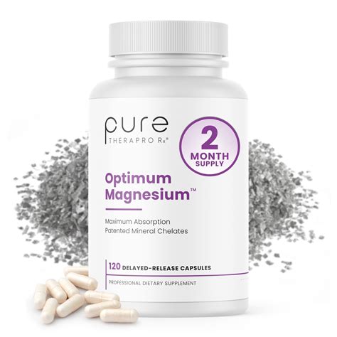 Optimum Magnesium™ - Magnesium Lysinate Glycinate Chelate Supplement, Di-Magnesium Malate ...