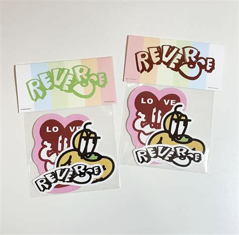 Reverse Love Sticker Pack Art by vug | REVERSE STORE