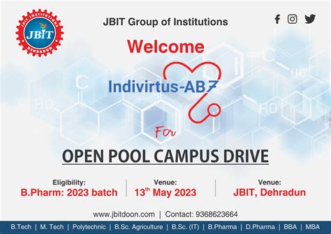 JBIT Dehradun | No 1 Destination For Pool Campus Placement Drive in ...