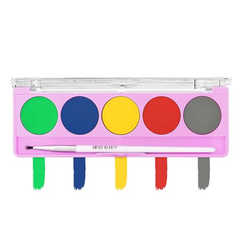 Buy SWISS BEAUTY Colourplay 5 In 1 Water Eyeliner Palette With ...
