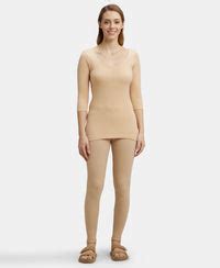 Buy Super Combed Cotton Rich Three Quarter Sleeve Thermal Top with ...