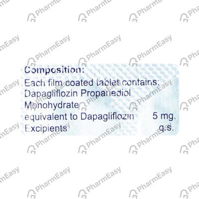 Dapasis 5 MG Tablet (10): Uses, Side Effects, Price & Dosage | PharmEasy
