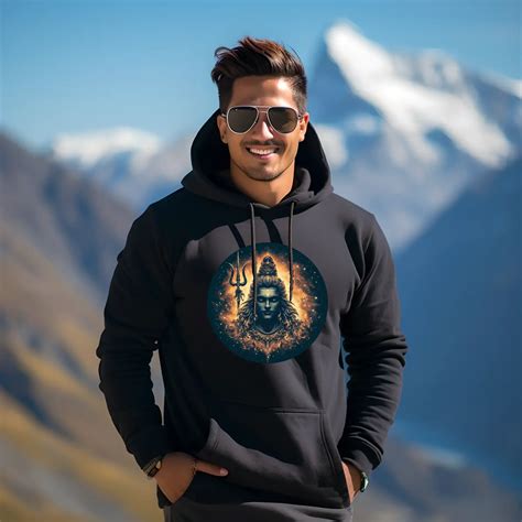 Blessings of Bholenath Hooded Sweatshirt – 14 Cosmic Secrets