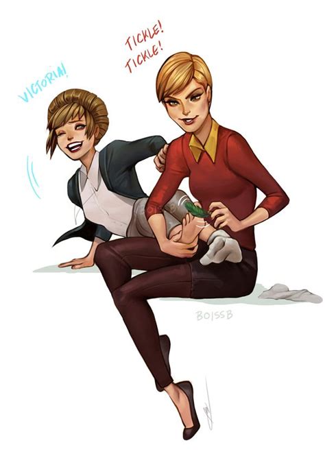 Kate and Victoria tickles! - commission by Blanca-J-E | Life is strange ...