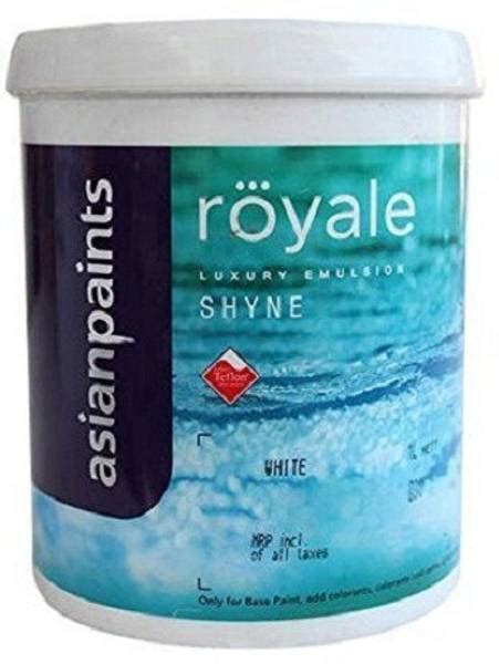 ASIANPAINTS Asian Paints 1L Royale Luxury Emulsion Shyne Paint (White ...