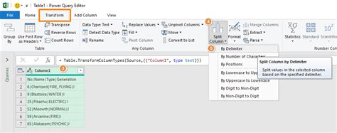 Image result for Power Query Split
