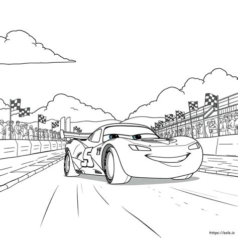 Lightning Mcqueen Coloring Sheet Printable